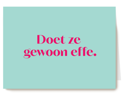 andC Doet ze gewoon effe