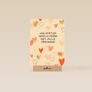 Van hartjes gefeliciteerd met jullie trouwdag