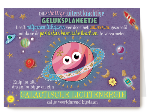 smile kaart geluksplaneetje