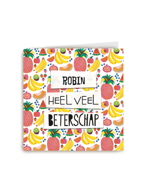 beterschap algemeen heel veel beterschap