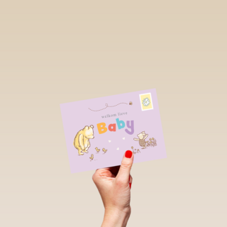 Winnie The Pooh welkom lieve baby