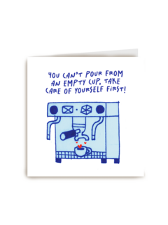 You cant pour from an empty cup