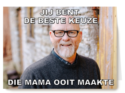 Vaderdag fotokaart mamas beste keuze