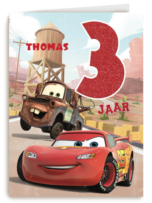 verjaardag leeftijden disney cars 3