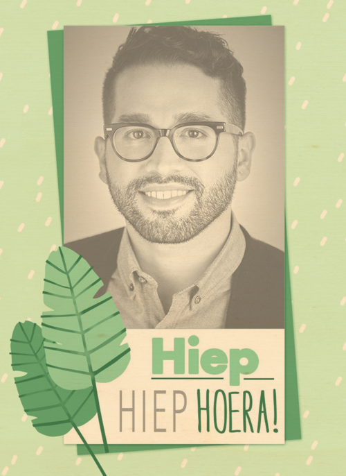hiep hiep hoera blaadjes
