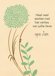 veel sterkte met het verlies van jullie grootouder