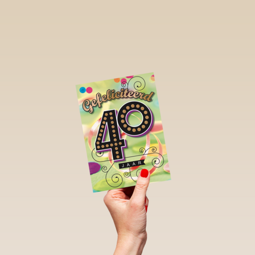 jarig veertig gefeliciteerd