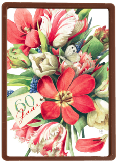 zestig jaar met bloemen