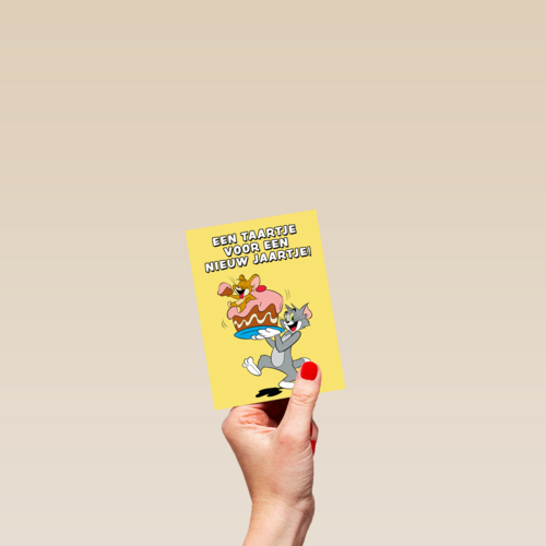 Taartje voor nieuw jaartje Tom en Jerry
