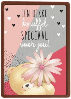 valentijnkaart een dikke knuffel speciaal voor jou