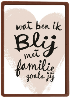 zomaar kaart wat ben ik blij met familie zoals jij