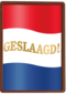 geslaagd kaart nederlandse vlag