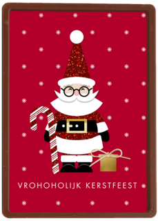 kerstkaart klassiek vrohoholijk kerstfeest