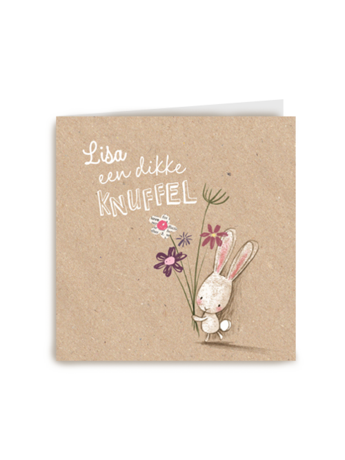 Een konijnenknuffel voor jou