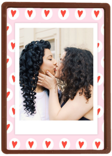 valentijnskaart foto hartjes