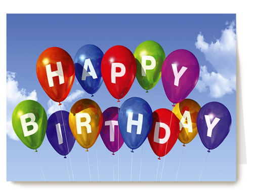 Chromazone Happy Birthday ballonnen