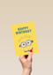Minions verjaardagskaart happy birthday