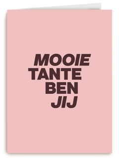 zomaar kaart andc mooie tante ben jij