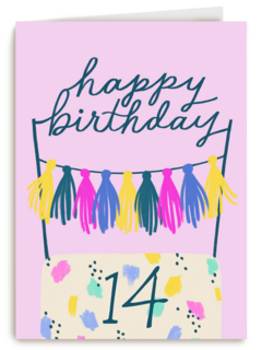 happy birthday met deze uitbundige taart