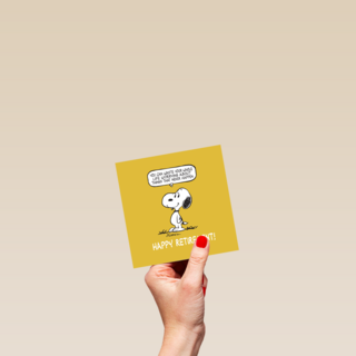 Peanuts Happy Retirement