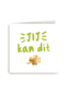 succes kaart jij kan dit gouden klavertje vier