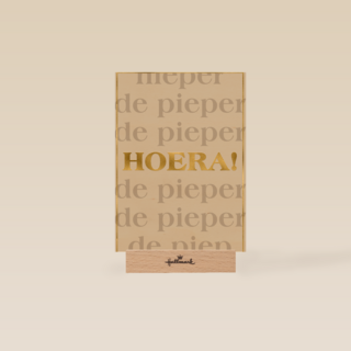 Verjaardagskaart hieperdepieper hoera