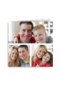 fotokaart drie keer witte rand