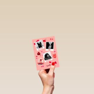 Valentine instant camera foto
