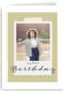 Happy Birthday fotokaart polaroid