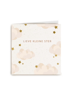 condoleancekaart voor kind met lieve kleine ster