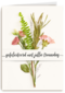 Trouwdagkaart Boeket bloemen Gefeliciteerd met jullie trouwdag