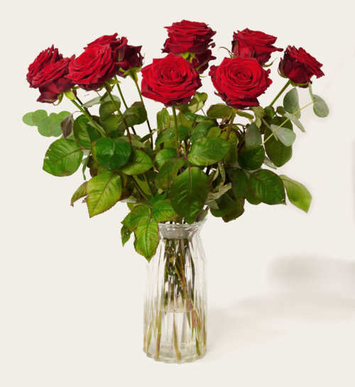 Boeket Bloemen Rode Rozen Luxe