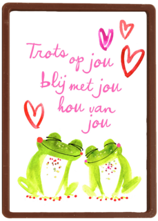 valentijnskaart klassiek blij met jou hou van jou
