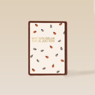liefde vriendschap kaart wat een geluk dat ik jou ken