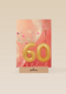 verjaardag kaart 60 leeftijden vrouw ballon