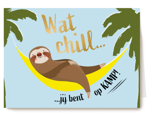 Wat chill op kamp