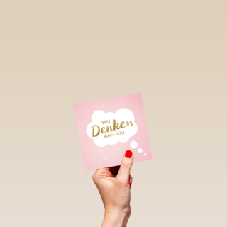 moederdag kaart herinnering wij denken aan jou
