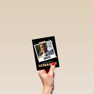 Geslaagd Yeahh Fotokaart