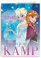 op kamp kaart met de mooie anna en elsa