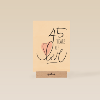 45 years of love
