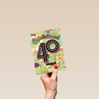 jarig veertig gefeliciteerd